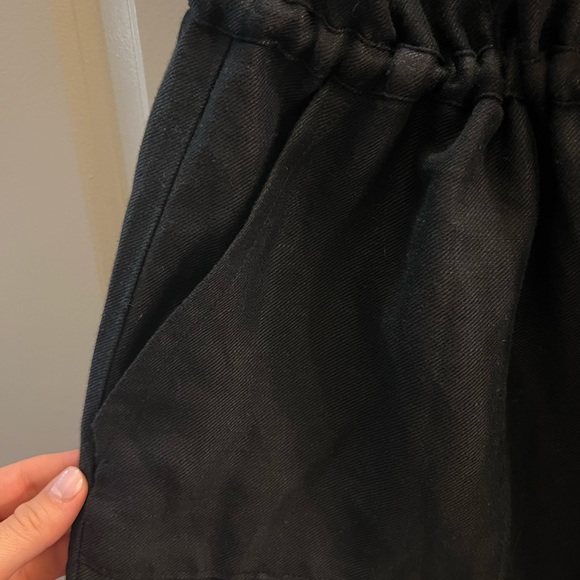 Linen Black Romper Size L - Picture 7 of 9